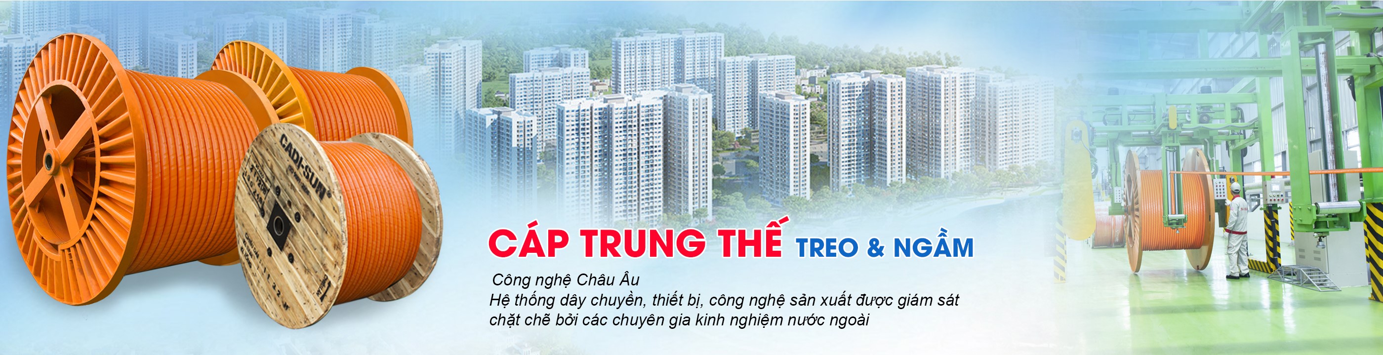 Cáp trung thế treo & ngầm Cadisun